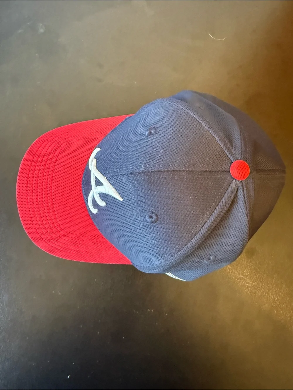 Atlanta Braves MLB OC Sports YOUTH Adjustable Navy/Red Cap Hat